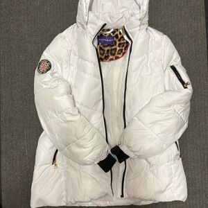 Madden Girl XL NEW white heavy winter coat